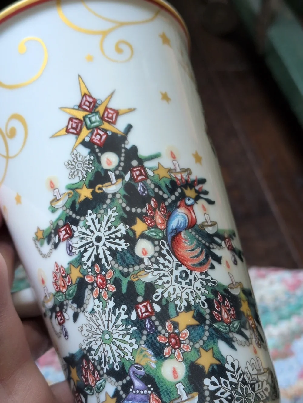 WILLIAMS-SONOMA I Twas the Night Before Christmas Travel Mug (No Silicone Lid)